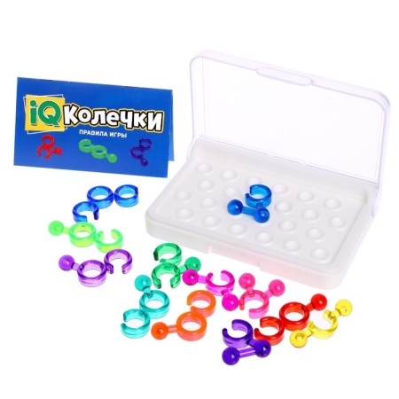 Logical game "IQ-kolechki", 1 player, 7+-1