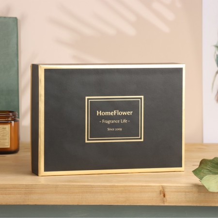 Набор свечей с диффузором "Home Flower", хилтон, (2 свечи по 50 гр+ 1 диффузор 50 мл)-3