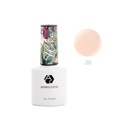 ADricoCo Flora Gel-LK, No. 20, Peach Hyacinth, 8 ml