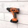Holder for screwdrivers and building hairdries, wall, black