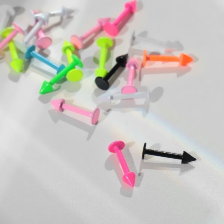 Pierce Labret "Arrow", l = 1 cm, color mix (packing 20 pcs.)