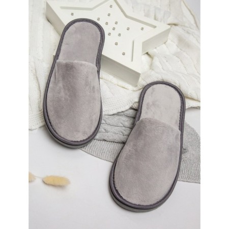 Women's slippers Amaro Home, size 36-38, gray color
