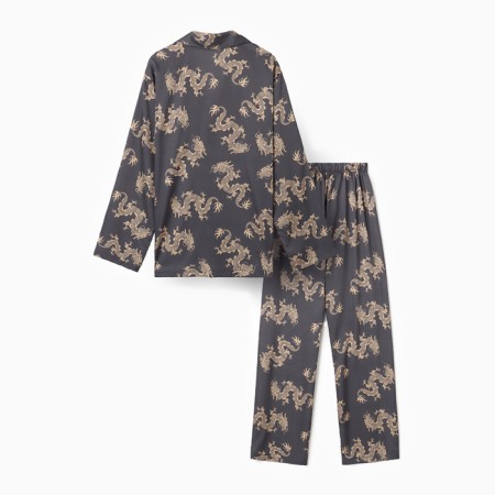Female pajamas (shirt and trousers) KAFTAN "Dragon", size 48-50, graphite-13