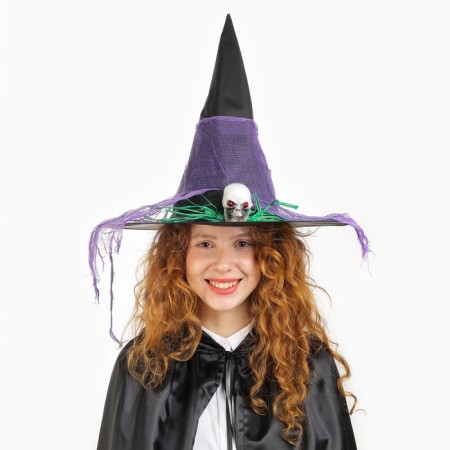 Carnival hat "Witch", Mix colors-1