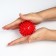 The ball "Baby!", Diameter 65 mm, the color is red, in the bag