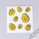 Paper napkins "Avocado", single -layer, 24x24 cm, set 20 pcs.