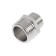 Nipple of transitional STI, 1/2 "x3/8", nickelized brass