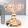 Summary Metal for 1 candle "Crystals - Tiara" gold 15x12x12 cm