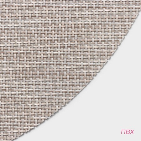 Serving napkin on the table “DI”, D = 38 cm, beige color-1