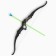 A toy for shooting "Onions with arrows" for children, arrows on suction cups, 46cm, black