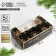 Box for eclairs with inserts “Let the desires come true”, 25.2 x 15 x 7 cm, New Year