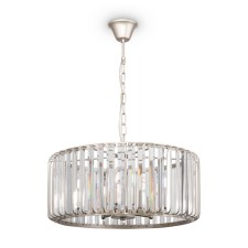 Suspended lamp Freya FR1005PL-05SC ESME, 510x510x750 mm, E14, 5x60W, color matte silver champagne