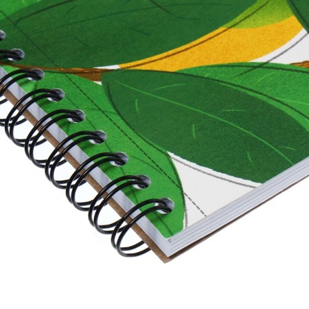 Album for drawing A4, 40 sheets on a spiral, Erichkrause Juicy Fruits, density 120 g/m2, microphorace for separation-2