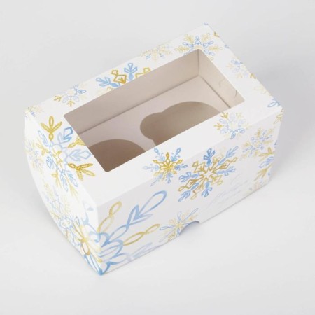 LET IT SNOW cupcakes, 10 x 16 x 10cm, New Year-2