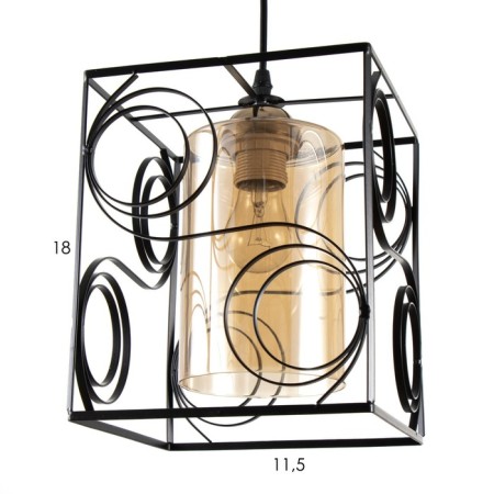 Lamp Bayerlux 2769/1 E27 40W Black 20x20x27-127 cm-6