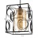 Lamp Bayerlux 2769/1 E27 40W Black 20x20x27-127 cm