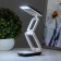 Table lamp with a 3x "Motor" LED 5W 3000K USB white-black 9x6.5x25cm Risalux