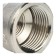 The coupling Stout SFT-0006-000112, 1 "x 1/2", internal carving, transition, nickelized brass
