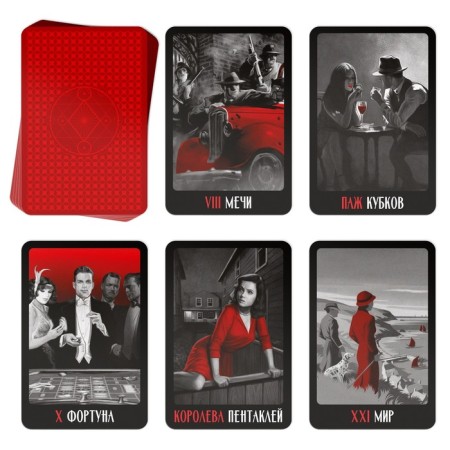 Tarot "Noir", 78 cards (6x9 cm), 16+-3