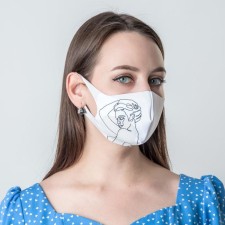 Mask from neoprene reusable, protective, 