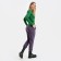 Women's trousers, Blue melange color, size 46
