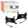 Farah LED AIRLINE, 27 W, 200x140x200 with a frame, set 2 pcs, white
