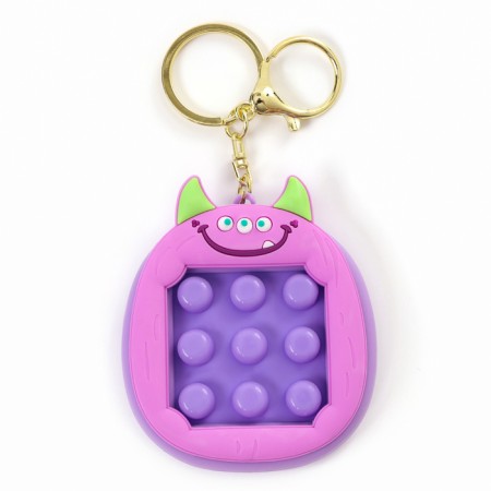 Antistress puzzle "Monster" on a key fob, species mix-5