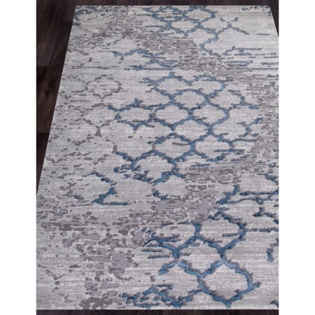 Rectangular carpet Karmen Hali Armina, size 160x400 cm, color Blue/Blue