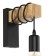 Bra Townshend 10W E27, black, brown