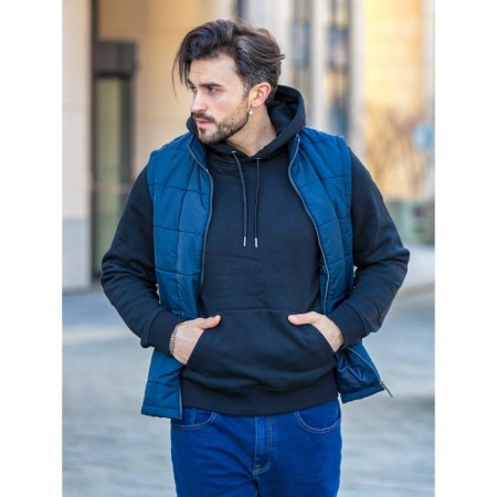 Male ise vest, size 54, dark blue color-8