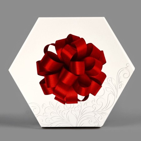 Folding box "with all hearts", 26 × 22.5 × 8 cm-5
