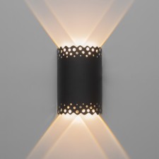 Бра "Карамела" LED 10Вт 3000К черный 12х30х18см