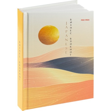 A6 BUSINESS BLOCT, 160 sheets in the Japanese style cage, solid cover, glossy lamination-1