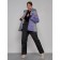 Ski jacket female winter, size 42, purple color