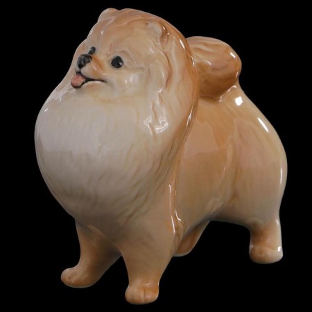 Souvenir "Spitz Pomeransky", 8 × 4 × 8 cm, handmade, porcelain-1