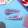 Invisibility for hair "Abel" (set 2 pcs) water lilies, 5 cm, lilac
