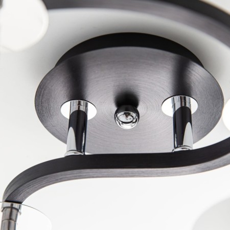 Ceiling chandelier Citilux "Sierra" CL119241, 41x30x18.5 cm, 4x75W, E27, Black Color Black-8