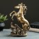Figure "Horse on Stone" 20x10x30 cm, bronze with gilding