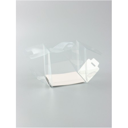 PVC box for desserts 8.5 x 8.5 x 8.5 cm-2