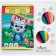 A4 children's creativity set, 8 sheets Cardboard Colored Mesarized + 8 sheets paper color two -way