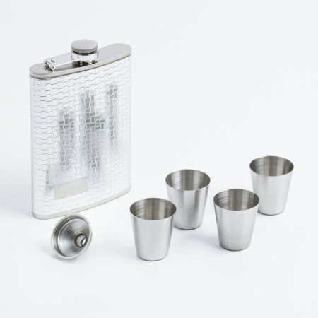 Gift set 6 in 1 "Cell": Flaw 270 ml + 4 glasses, funnel