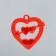 Wind music plastic "hearts in hearts" 4 tubes 76 cm