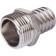 Stout SFT -0067-000125, 1 "X 25 mm, external thread, nickelled brass
