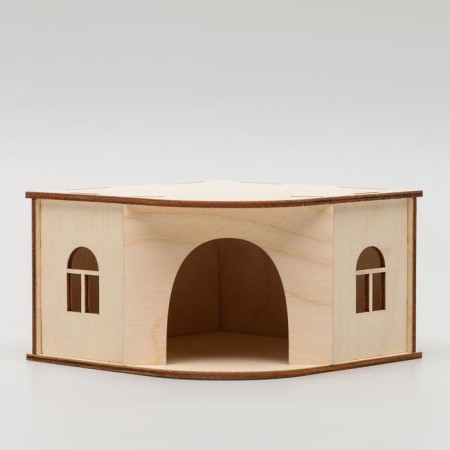 House for rodents, 13 x 13 x 8 cm-3