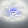 Ceiling chandelier Citilux "Jamini" CL229261E, 64x64x13 cm, 6x12.5W, LED, Gray color gray