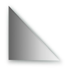Mirror tiles with fake 10 mm, triangle 40 x 40 cm, silver EvoForm