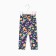 Leggings for girls 2pcs, blue/multi -colored color, height 104 cm