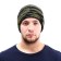 Knitting hat, on a fleece, wave, camouflage