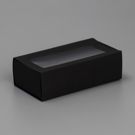 Jewelry box, packaging, “black”, 10 x 5 x 3 cm-3