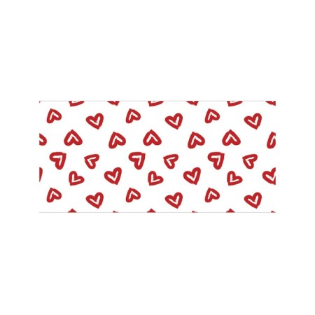 Basket for toys "Drawn hearts, size 40x60 cm-1